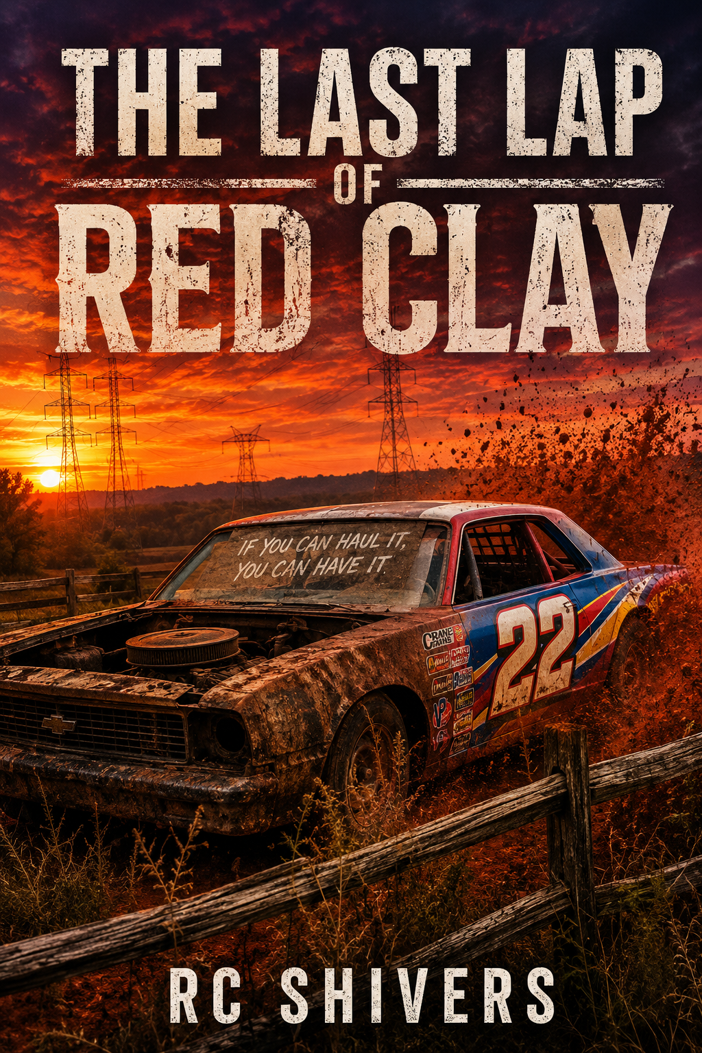 The Last Lap of Red Clay book cover by RC Shivers - YA Racing Adventure